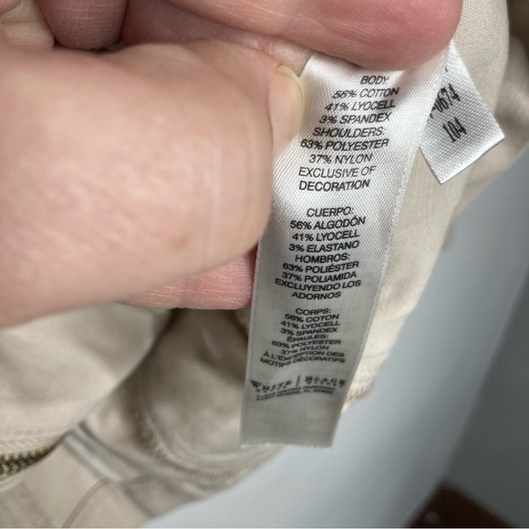 White House Black Market tan‎ blazer jacket size 2 - Picture 6 of 6